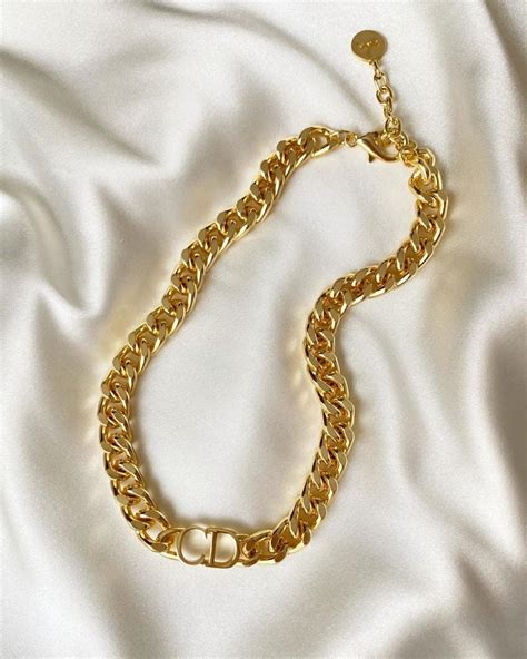 cd gold necklace.